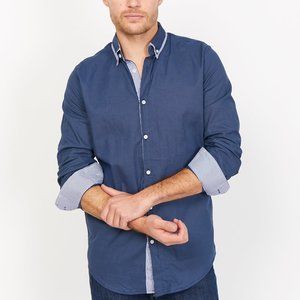 Great For Spring! St. Lynn Navy Button Up XL-New with Tags